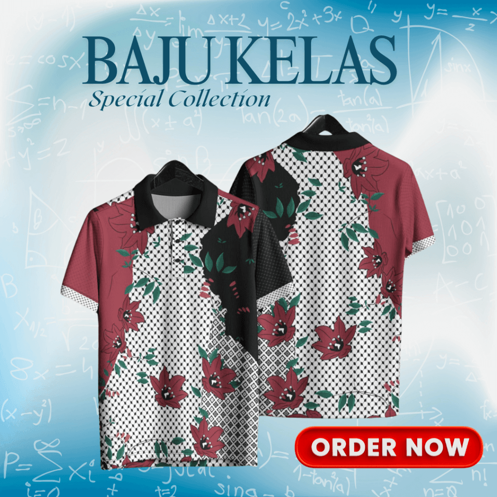 contoh design baju kelas murah