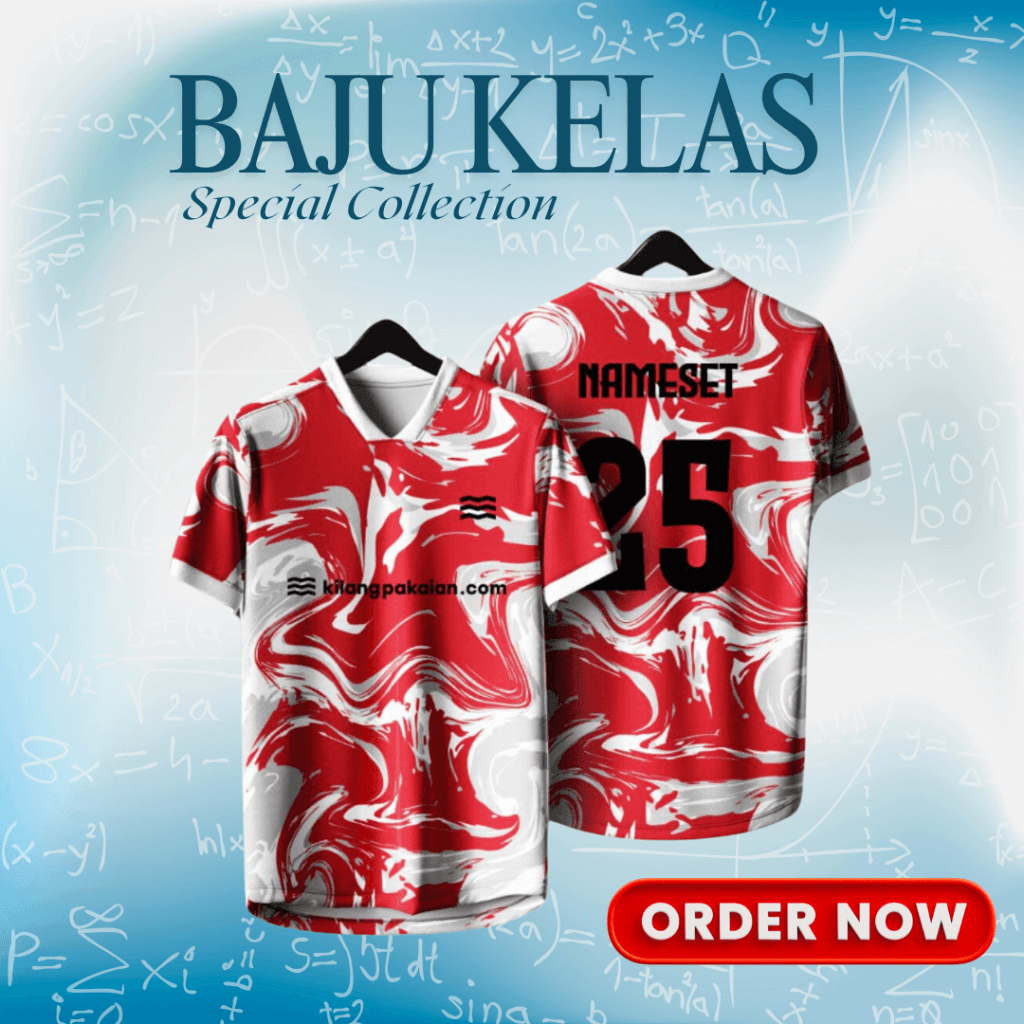 contoh design baju kelas murah