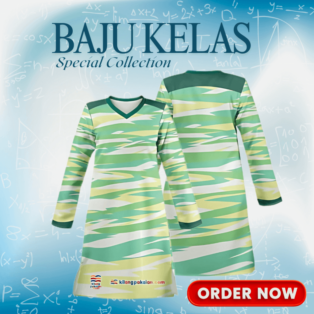 contoh design baju kelas murah